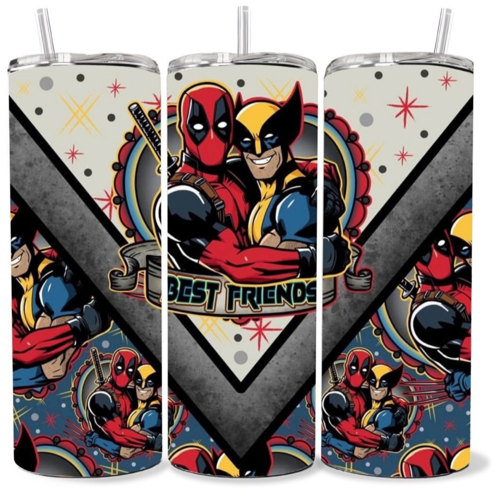 Deadpool and Wolverine 20oz Tumbler